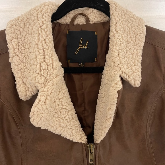 Jack faux leather jacket sz S - Picture 2 of 6